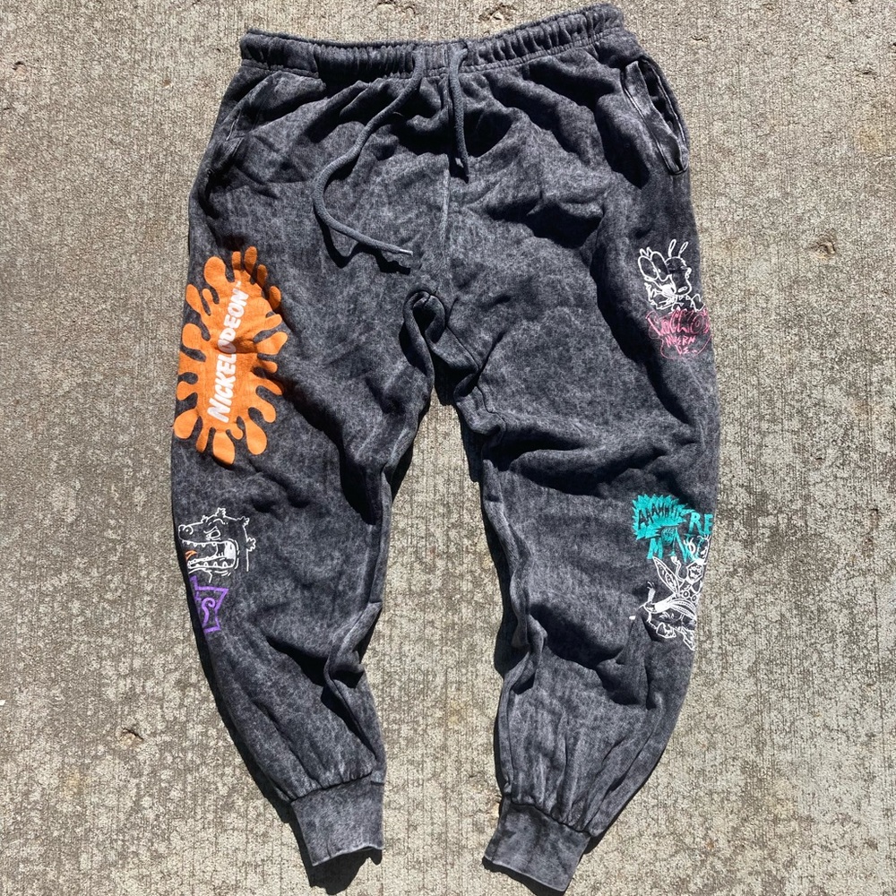 Nickelodeon jogger sweatpants with graphics